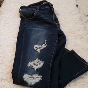 American Eagle Distressed Jeans 14 short